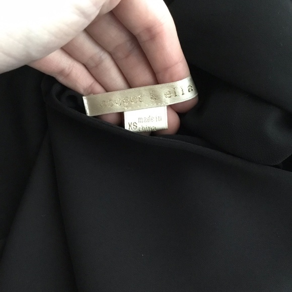 Cooper & Ella Little Black Dress with Back Ruffle Detail - New - Picture 9 of 11